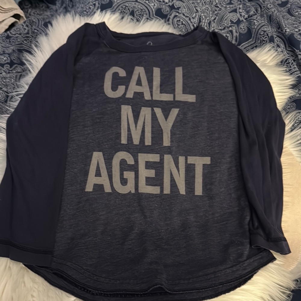 Peek Call My Agent Raglan Tee
